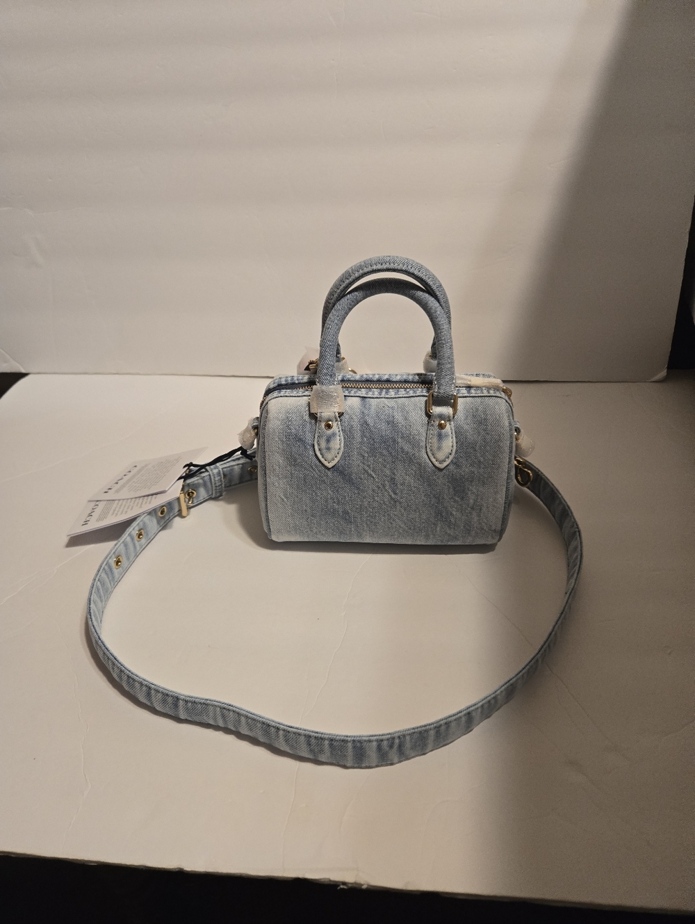Coach Denim Blue Mini Satchel with Pink Tag - Picture 12 of 13